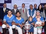 Rajnigandha Achievers defeated Jindal Panther by 10-8 in the final match Rajnigandha Achievers defeated Jindal Panther by 10-8 in the final match