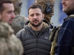 Russia-Ukraine War: Ukrainian President Volodymyr Zelenskyy is seen during his visit to Kherson.(AP) Russia-Ukraine War: Ukrainian President Volodymyr Zelenskyy is seen during his visit to Kherson.(AP)
