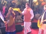 Dhami was seen dancing with a local dance troupe for a tribal song in the video shared (ANI)