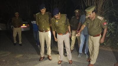 Three of the suspects suffered gunshot injuries and were hospitalised, police said. (HT Photo) Three of the suspects suffered gunshot injuries and were hospitalised, police said. (HT Photo)