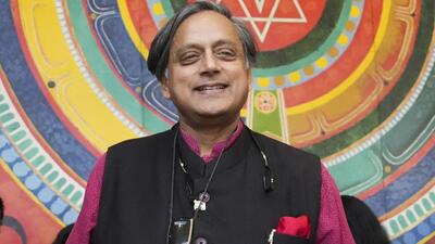 A conspicuous absence from the Congress’ list of star campaigners for the Gujarat polls is Shashi Tharoor, who contested against Mallikarjun Kharge in the party presidential polls in October. (PTI) A conspicuous absence from the Congress’ list of star campaigners for the Gujarat polls is Shashi Tharoor, who contested against Mallikarjun Kharge in the party presidential polls in October. (PTI)