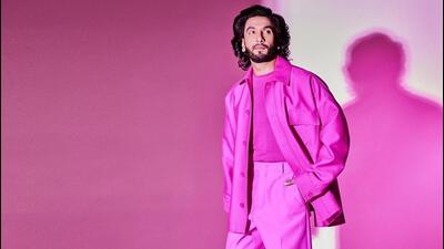 Ranveer Singh sports a head-to-toe hot pink ensemble from Maison Valentino (Photo: Instagram) Ranveer Singh sports a head-to-toe hot pink ensemble from Maison Valentino (Photo: Instagram)