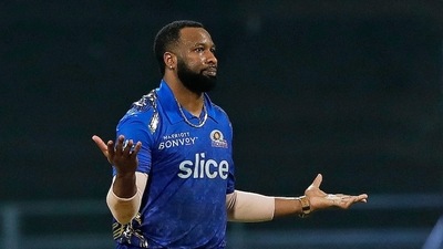 Mumbai Indians all-rounder Kieron Pollard (IPL )