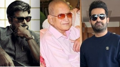 Chiranjeevi and Jr NTR mourned the death of Ghattamaneni Krishna.