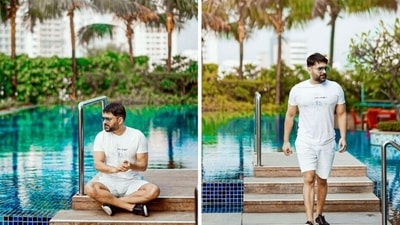 Kapil Sharma in an outdoor photoshoot. Kapil Sharma in an outdoor photoshoot.