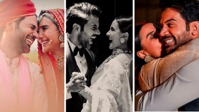 Rajkummar Rao celebrates first wedding anniversary with Patralekhaa. Rajkummar Rao celebrates first wedding anniversary with Patralekhaa.