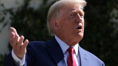 Donald Trump: Former US President Donald Trump speaks. (Reuters)