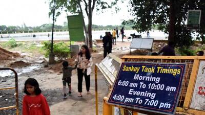 The new timings, however, will not be applicable to lakes in the city. (HT Photo) The new timings, however, will not be applicable to lakes in the city. (HT Photo)