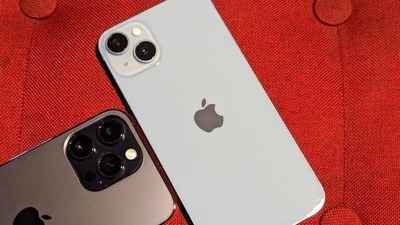 One of the primary differences between the iPhone 14 Plus and iPhone 14 Pro Max, are the cameras. (Vishal Mathur / HT Photo)
