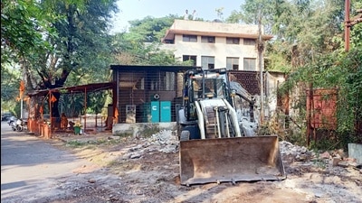 Muktidham electric cremation facility. (HT PHOTO)