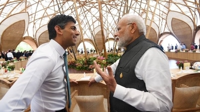 PM Modi's tweet for UK's Rishi Sunak after their 1st meet at G20 Summit (Twittter) PM Modi's tweet for UK's Rishi Sunak after their 1st meet at G20 Summit (Twittter)