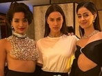 Ananya Panday with other celebs at Swaroski's dinner in New York. Ananya Panday with other celebs at Swaroski's dinner in New York.