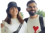 Anushka Sharma and Virat Kohli at airport. Anushka Sharma and Virat Kohli at airport.