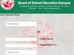 HBSE class 10th and 12th supplementary result out at bseh.org.in, HBSE class 10th and 12th supplementary result out at bseh.org.in,