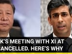 SUNAK'S MEETING WITH XI AT G20 CANCELLED. HERE'S WHY