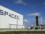 SpaceX's Falcon 9 rocket with the Dragon spacecraft atop is seen as Space X and NASA prepare for the launch of the Crew-5 mission.(AFP) SpaceX's Falcon 9 rocket with the Dragon spacecraft atop is seen as Space X and NASA prepare for the launch of the Crew-5 mission.(AFP)