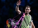 Spain's Rafael Nadal waves as he leaves after losing his round-robin match against Canada's Felix Auger-Aliassime on November 15, 2022 at the ATP Finals tennis tournament in Turin. (Photo by Marco BERTORELLO / AFP)(AFP) Spain's Rafael Nadal waves as he leaves after losing his round-robin match against Canada's Felix Auger-Aliassime on November 15, 2022 at the ATP Finals tennis tournament in Turin. (Photo by Marco BERTORELLO / AFP)(AFP)
