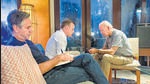 Antony Blinken, Jake Sullivan and President Joe Biden in a late-night huddle. (REUTERS) Antony Blinken, Jake Sullivan and President Joe Biden in a late-night huddle. (REUTERS)