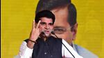 Aam Aadmi Party’s Gujarat chief ministerial candidate Isudan Gadhvi. (AFP Photo) Aam Aadmi Party’s Gujarat chief ministerial candidate Isudan Gadhvi. (AFP Photo)