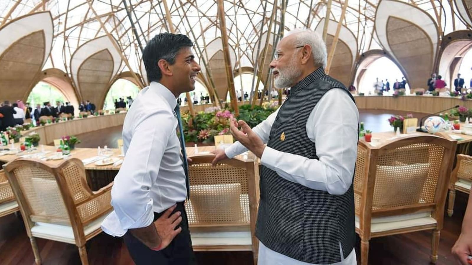 G20 Summit Highlights Pm Modi Meets Rishi Sunak Discusses Ways To Increase Trade Hindustan Times