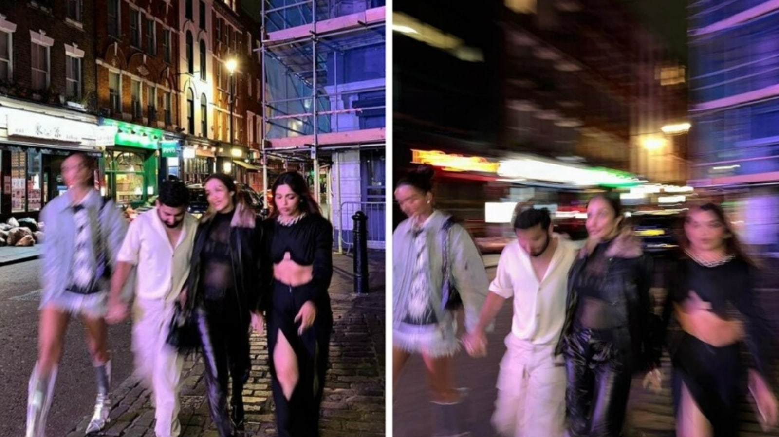 Malaika Arora enjoys late night walk with Bhumi Pednekar and Orhan Awatramani, Nysa Devgan reacts. See pics