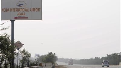 Once phase one is completed, the airport will cater to 12 million passengers annually and by phase 4, it is expected to cater to 70 million passengers a year. (Sunil Ghosh / HT Photo)