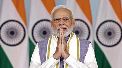 In a pre-recorded address at the inauguration of Bengaluru Tech Summit’s 25th edition, Prime Minister Narendra appealed to global and domestic investors to explore opportunities in the technology and innovation sector of the country. (ANI) In a pre-recorded address at the inauguration of Bengaluru Tech Summit’s 25th edition, Prime Minister Narendra appealed to global and domestic investors to explore opportunities in the technology and innovation sector of the country. (ANI)