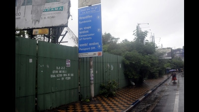 Proposed road by PMC from Balbharati on Senapati Bapat Road to Paud Road. (HT PHOTO) Proposed road by PMC from Balbharati on Senapati Bapat Road to Paud Road. (HT PHOTO)
