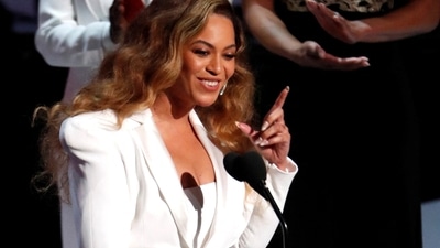 Beyonce has set a record at the Grammys. (REUTERS)