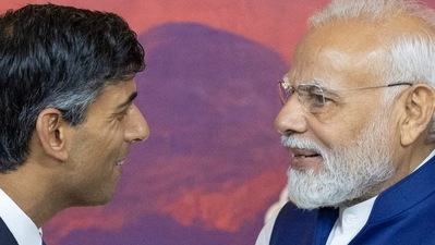Rishi Sunak said "committed to" getting a deal with India. Rishi Sunak said "committed to" getting a deal with India.