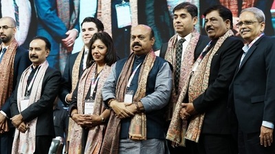 Six new cities in Karnataka soon, announces CM Bommai at Bengaluru Tech Summit (PTI) Six new cities in Karnataka soon, announces CM Bommai at Bengaluru Tech Summit (PTI)