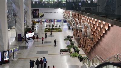 Karnataka-bound woman welcomes baby boy at Delhi airport's T3 (PTI) Karnataka-bound woman welcomes baby boy at Delhi airport's T3 (PTI)