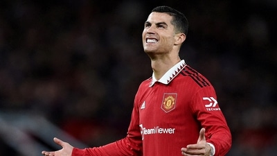 Manchester United's Cristiano Ronaldo (REUTERS)