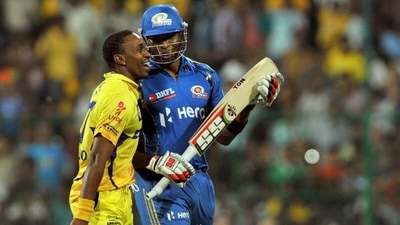 Dwayne Bravo and Kieron Pollard (Getty) Dwayne Bravo and Kieron Pollard (Getty)
