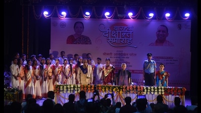 Students of Hindustani music, dance feted at the event (HT PHOTO) Students of Hindustani music, dance feted at the event (HT PHOTO)
