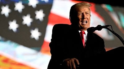 Former U.S. President Donald Trump speaks at a rally to support Republican candidates ahead of midterm elections. (REUTERS file)