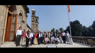 A two-day academic administrative audit (AAA) was carried out by a team of senior officials at the Savitribai Phule Pune University (SPPU). (HT PHOTO)