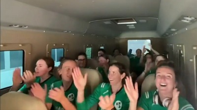 Screengrab of Ireland women celebrating after they defeated hosts Pakistan women 2-1 in the three match T20I series. (twitter) Screengrab of Ireland women celebrating after they defeated hosts Pakistan women 2-1 in the three match T20I series. (twitter)