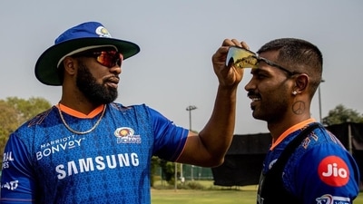 Pandya and Pollard shared the MI dressing room for many years (Instagram) Pandya and Pollard shared the MI dressing room for many years (Instagram)