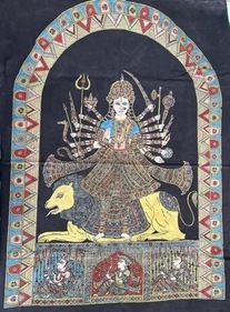 British prime minister Rishi Sunak got a 'Mata ni Pachedi' artifact that is a form of textile art produced by the Vaghari community. (ANI)