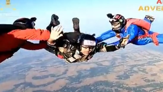 Screengrab from the video. Screengrab from the video.