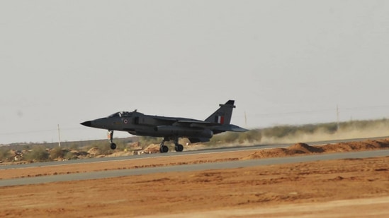 Indian Air Force fighter taking off from Phalodi air base in Rajasthan. (Representative image)