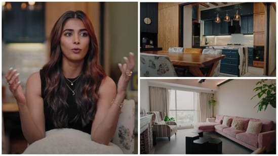 Pooja Hegde has given a tour of her home.