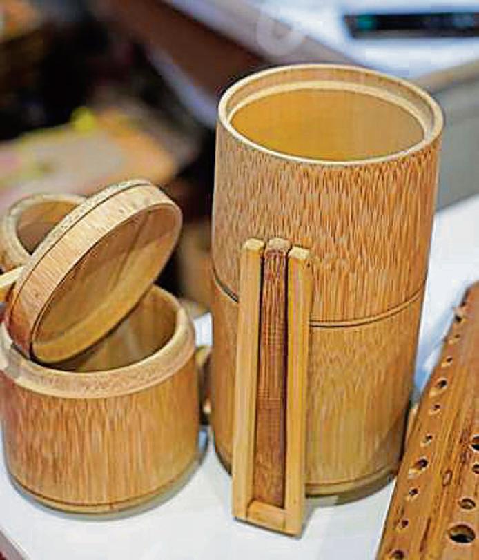 Go green with bamboo tiffin box that has 18 months shelf life. (Photo: Gokul VS/HT) Go green with bamboo tiffin box that has 18 months shelf life. (Photo: Gokul VS/HT)