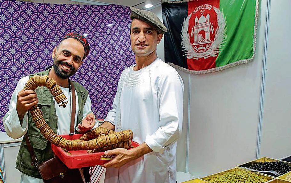 Tawab Khan and Aziz say that they have brought more than 20 varieties of dry fruits. “Anjeer is what people here love, so we had to bring it,” says Khan. (Photo: Raajessh Kashyap/ HT) Tawab Khan and Aziz say that they have brought more than 20 varieties of dry fruits. “Anjeer is what people here love, so we had to bring it,” says Khan. (Photo: Raajessh Kashyap/ HT)