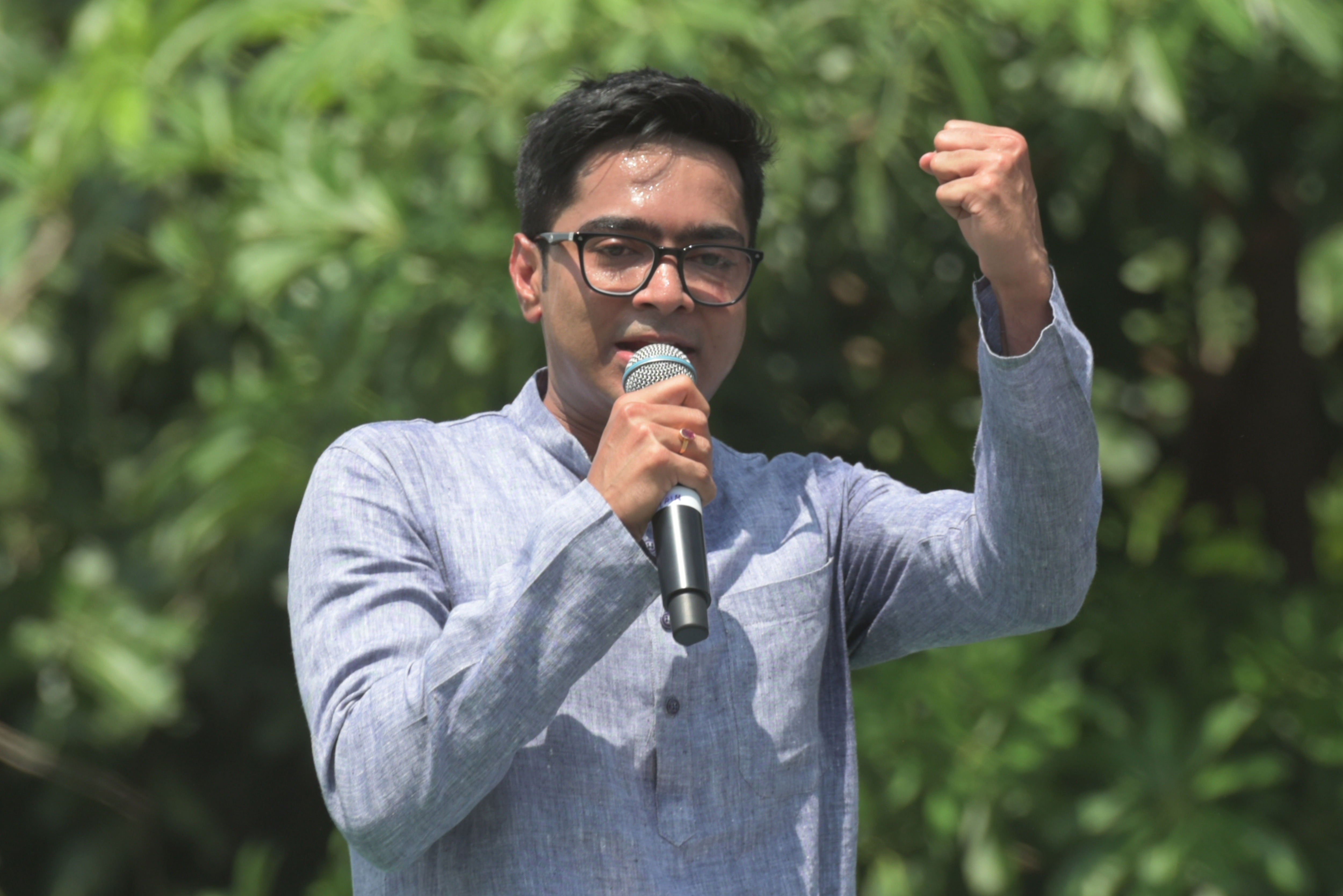 Trinamool Congress (TMC) national general secretary and MP Abhishek Banerjee. (Photo by Samir Jana/Hindustan Times) Trinamool Congress (TMC) national general secretary and MP Abhishek Banerjee. (Photo by Samir Jana/Hindustan Times)