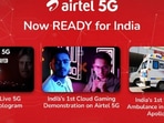 Airtel's 5G services began on October 6, in eight cities. Airtel's 5G services began on October 6, in eight cities.