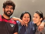 Vignesh Shivan and Nayanthara recently met Radikaa. Vignesh Shivan and Nayanthara recently met Radikaa.