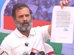Congress leader Rahul Gandhi addresses a press conference during the party's 'Bharat Jodo Yatra', in Akola district, Thursday, Nov. 17, 2022. (PTI) Congress leader Rahul Gandhi addresses a press conference during the party's 'Bharat Jodo Yatra', in Akola district, Thursday, Nov. 17, 2022. (PTI)