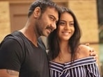 Ajay Devgn poses with daughter Nysa. Once again, he has said that she has not expressed any interest in films.